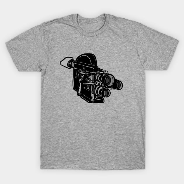 16mm Camera T-Shirt by JSnipe